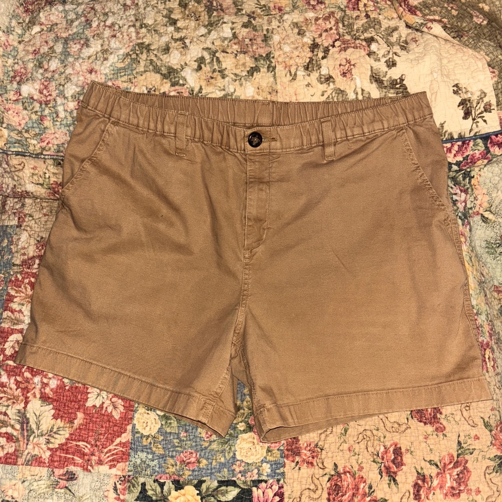 Chubbies Men’s Shorts, size-XXL. 5” inseam.
Small ink spot Right front as shown.